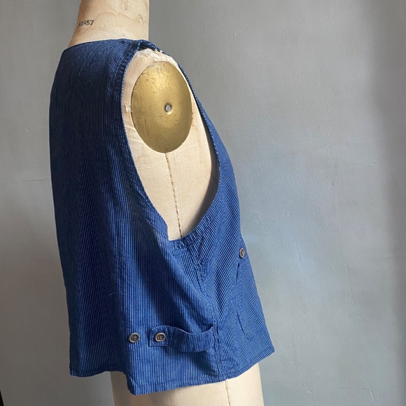 J Crew Lightweight Cotton Vest NWT Size 16 - Picture 3 of 13